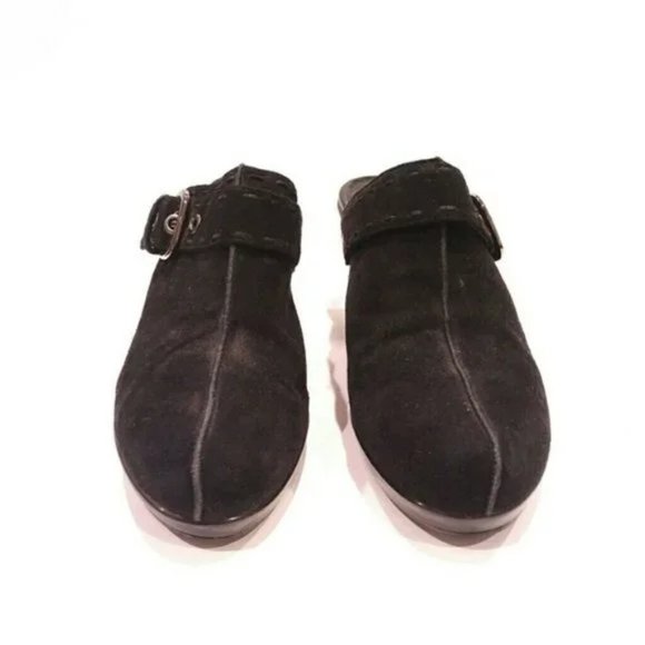 Johnston & Murphy Women's Black Suede Mule Clog Shoes 8.5 #249 - Picture 2 of 6